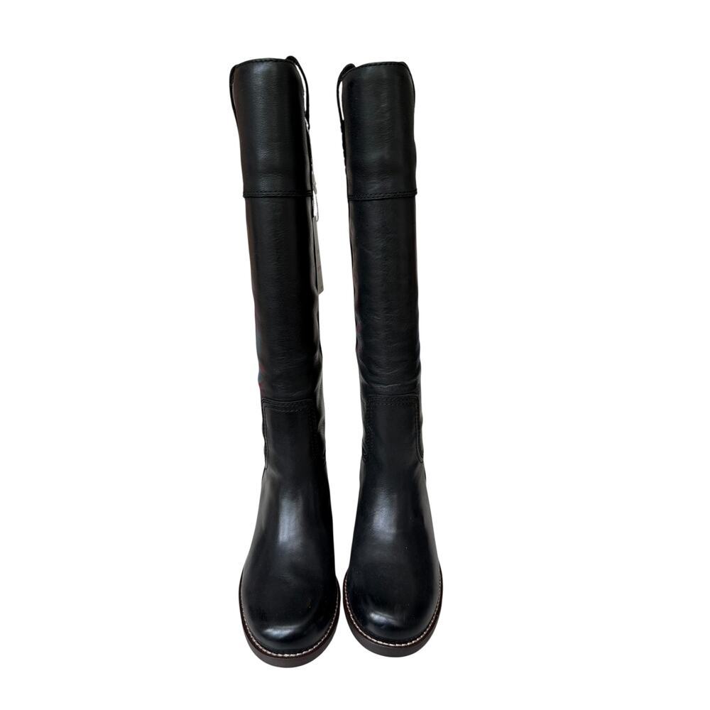 Lucky Brand Women’s Black Hybiscus Wide Calf Boot Size 7.5 M - Picture 8 of 11